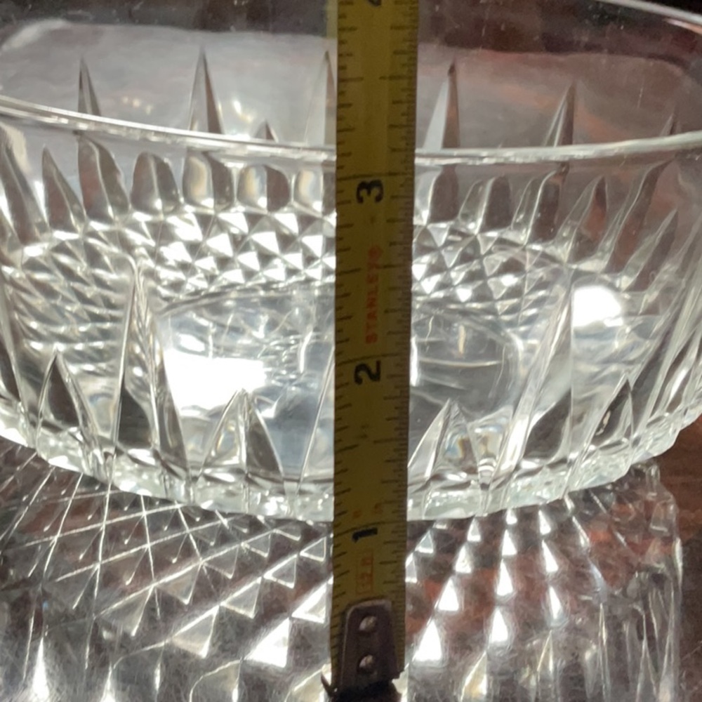 Crystal Clear Glass Bowl arcoroc France - Picture 7 of 7
